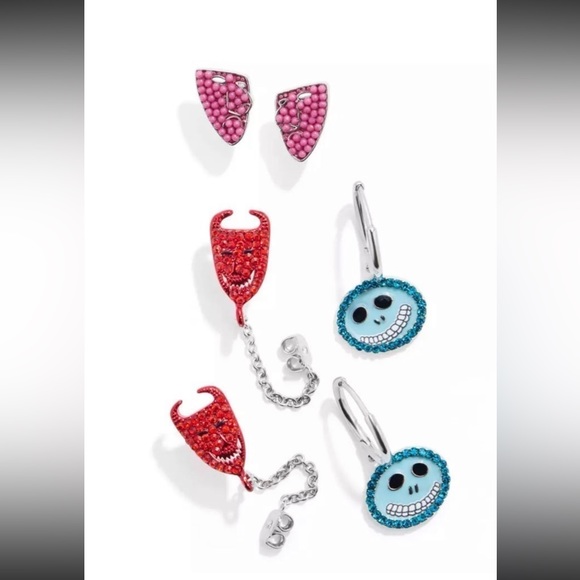 DISNEY Lock, Shock and Barrel Earring The Nightmare Before Christmas - Picture 7 of 7